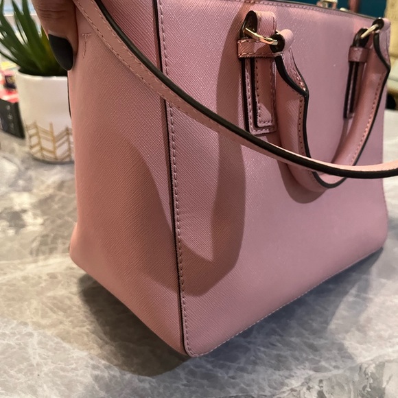 Tory Burch Robinson Mini Square Tote - Rose - Picture 4 of 6